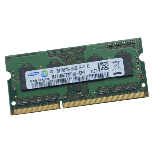 Samsung - 1Go RAM PC Portable SODIMM SAMSUNG M471B2873GB0-CH9 1206 DDR3 PC3-10600S 1333MHz Samsung  - Occasions RAM PC