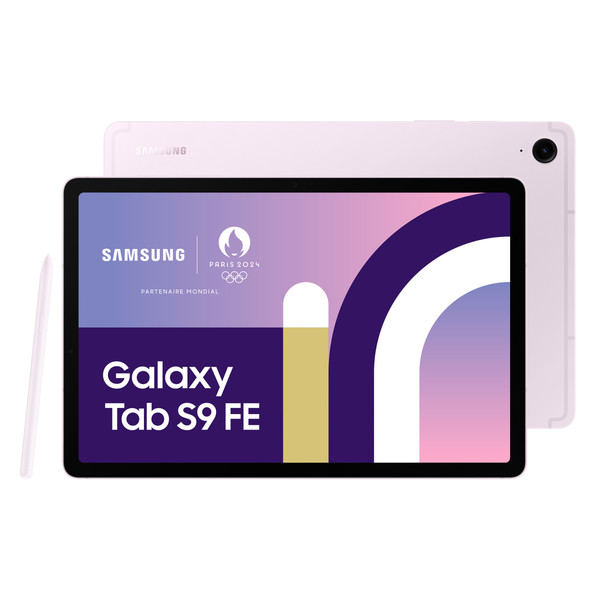 Tablette Android Samsung Galaxy Tab S9 FE - 6/128Go - WiFi - Lavande - S Pen inclus