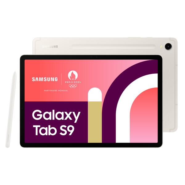 Tablette Android Samsung Galaxy Tab S9 - 8/128Go - WiFi - Crème