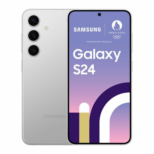 Samsung - Galaxy S24 - 5G - 8/128 Go - Argent Samsung  - Smartphone Samsung