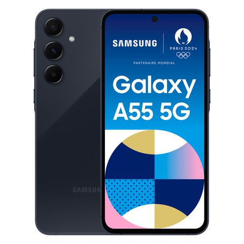Samsung - Galaxy A55 - 5G - 8/128Go - Bleu nuit Samsung  - Nos Promotions et Ventes Flash