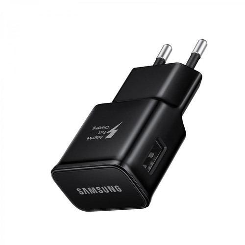 Samsung - Chargeur Secteur USB 15W Fast Charqge Charge Rapide Original Noir Samsung  - Adaptateur Secteur Universel Samsung