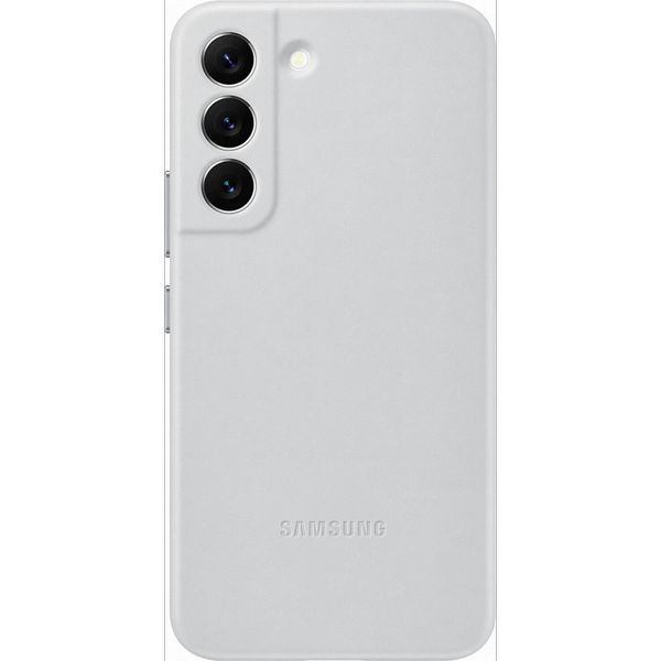 Coque, étui smartphone Samsung Coque Samsung G S22 5G en Cuir Gris clair Samsung