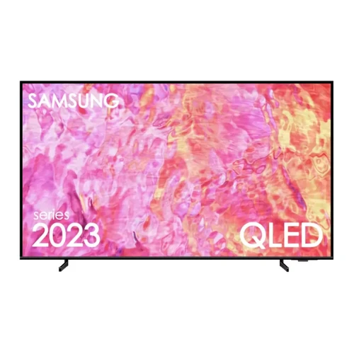 Samsung TV QLED 4k 65" 165cm - QE65Q60CAUXXH - 2023 + Support TV mural 37-70" OFFERT