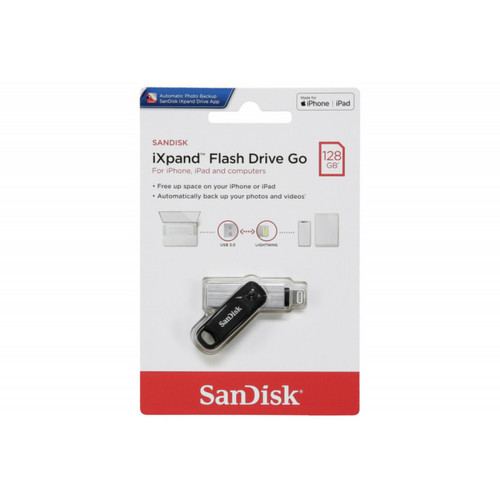 Clés USB Sandisk Clé USB SanDisk iXpand 128 Go Gris Sidéral