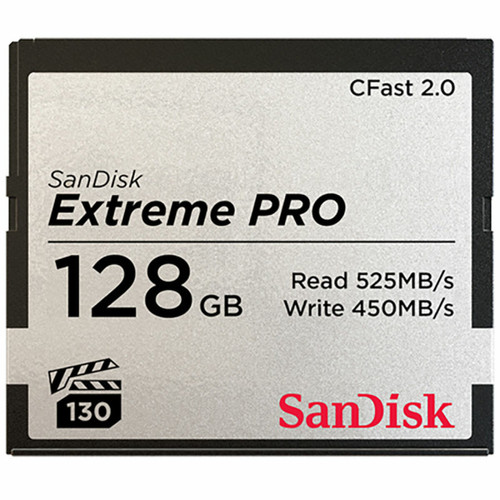 Sandisk - SanDisk Carte mémoire Extreme Pro CompactFlash CFast 2.0 128 Go Sandisk  - Carte SD 128 go