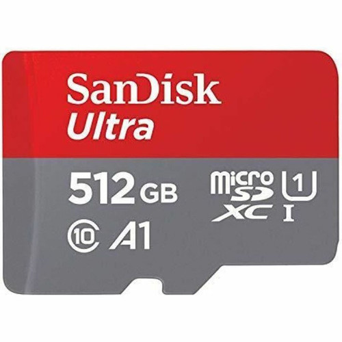 Sandisk - SanDisk Carte Mémoire microSDXC Ultra 512 Go + Adaptateur SD. Vitesse de Lecture Allant jusqu'à 120MB/S, Classe 10, U1, homologuée Sandisk  - Carte SD 512 go