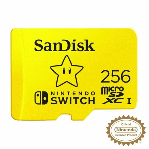 Sandisk - SanDisk - Carte microSDXC UHS-I 256Go pour Nintendo Switch - Produit sous License Nintendo Sandisk  - Carte SD 256 go
