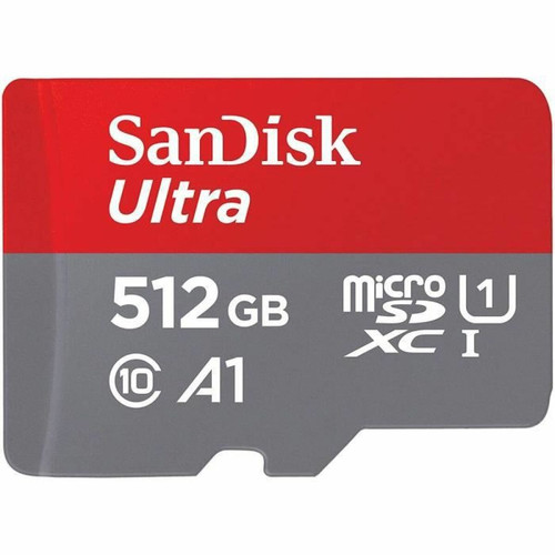 Sandisk - SanDisk Carte Mmoire microSDXC Ultra 512 Go Adaptateur SD Vitesse de Lecture Allant jusqu 120MBS Classe 10 U1 homologue A1[7911] Sandisk  - Carte mémoire 512 go