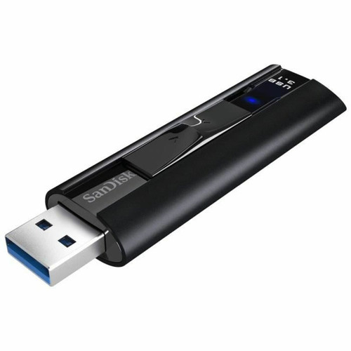 Sandisk - Clé USB - SANDISK - Extreme Pro - 256 Go - USB 3.1 - Vitesse de lecture 420 Mo/s - Slide - Noir Sandisk  - Clés USB 256 Go Clés USB
