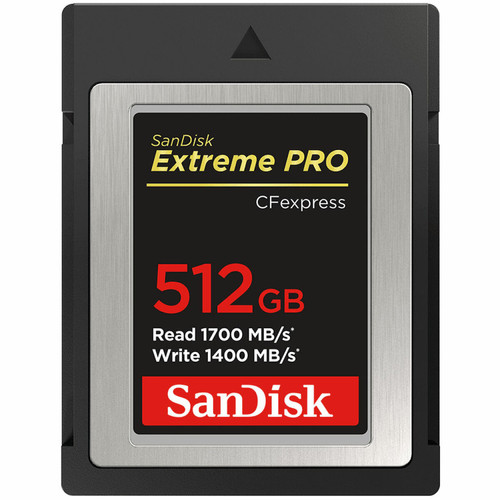 Sandisk - SanDisk Extreme Pro CFexpress Type B 512 Go Sandisk  - Carte mémoire 512 go