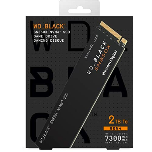 Sandisk - WD BLACK SN850X PCIe Gen 4 Game SSD 2TB Sandisk  - Disque SSD Sandisk