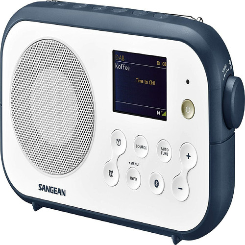 Sangean - radio portable bluetooth bleu blanc Sangean  - Sangean