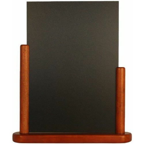Securit - Securit Grand tableau noir de table finition laquée Acajou 21 x 30 cm Securit  - Securit