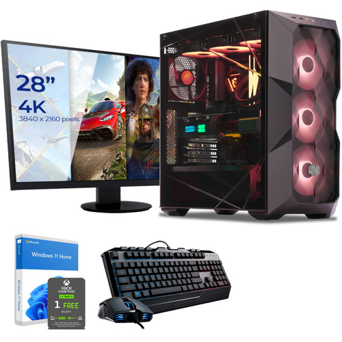 Sedatech - Pack PC Gaming • AMD Ryzen 9 7950X • RTX4080 • 64 Go DDR5 • 2To SSD M.2 • Windows 11 • Moniteur 28" Sedatech - Idées cadeaux pour Noël Gaming PC