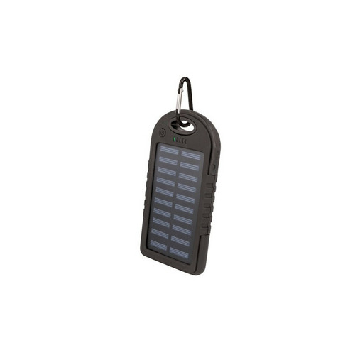 Connectique et chargeur pour tablette SETTY Setty Batterie de Secours Solaire 5 000mAh Anti-surcharge Noir