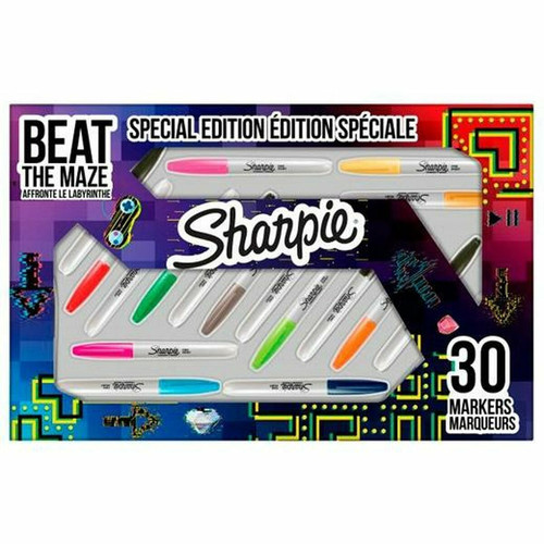 Sharpie - Ensemble de Marqueurs Sharpie 30 Pièces Multicouleur Sharpie  - Sharpie