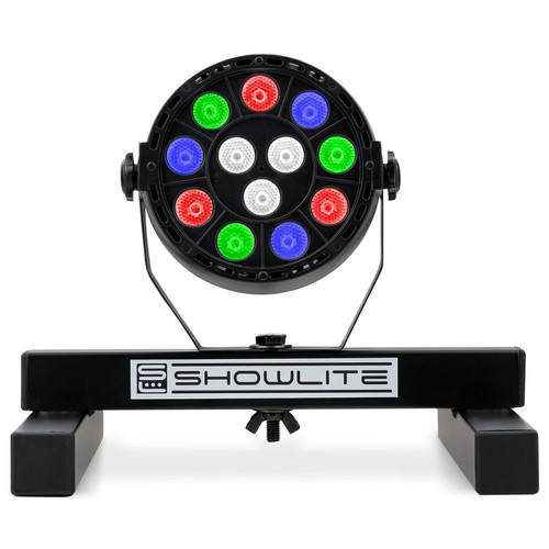 Effets à LED Showlite Jeu de lumière Projecteur Showlite SPS-121 LED Smart Party Spot PAR-MINI RGBW  DMX - Set support au sol