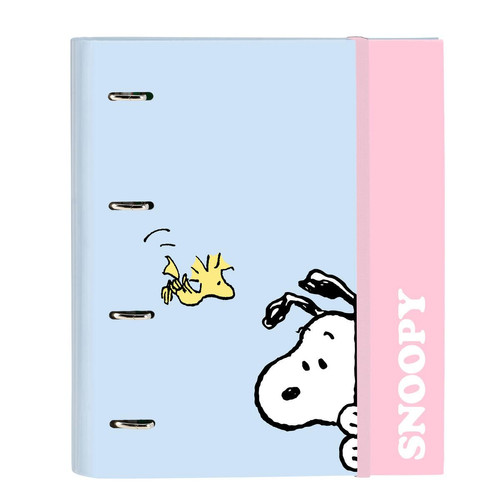 snoopy - Reliure à anneaux Snoopy Imagine Bleu (27 x 32 x 3.5 cm) snoopy  - Snoopy Montres