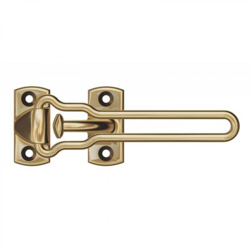 Socona - Entrebâilleur acier en fil rond finition doré pour portes affleurantes type Socona  - Socona