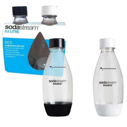 Sodastream - Pack de 2 bouteilles de 0.5l pour machines à gazéifier - 3000047 - SODASTREAM Sodastream  - Electroménager Sodastream