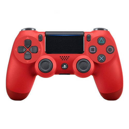 Sony - Controlador Sony DualShock 4 Magma Red V2 PS4 Sony  - Accessoires gamer Sony