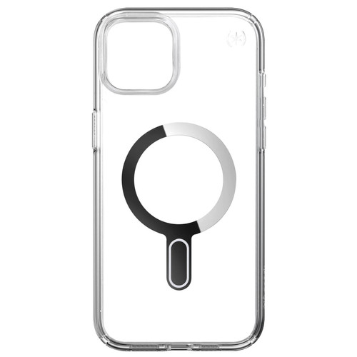 Speck - Speck Coque MagSafe pour iPhone 15 Presidio Perfect Clear Clicklock Argent Speck  - Speck