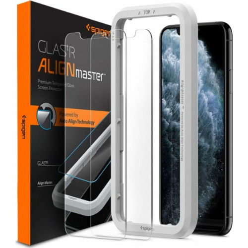 Spigen Sgp - Spigen AlignMaster Verre Trempé Compatible avec iPhone 11, iPhone XR, 2 Pièces, Résistant aux Rayures, 9H Protection écran Spigen Sgp  - Protection écran smartphone