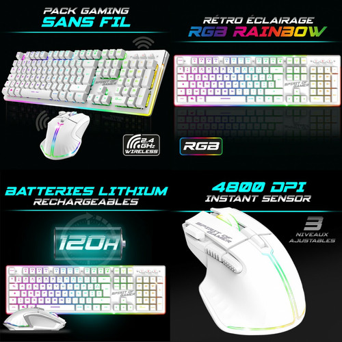 Pack Clavier Souris Spirit Of Gamers
