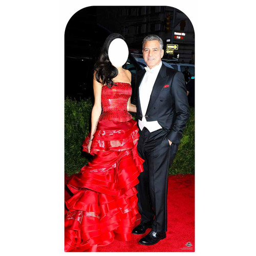 Star Cutouts - Figurine en carton taille reelle George Clooney Passe Tete 181cm Star Cutouts  - Star Cutouts