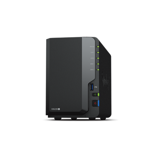 Synology - DS220+ NAS 8To USB 3.2 Serial ATA 2 Baies Noir Synology  - NAS Synology DiskStation NAS