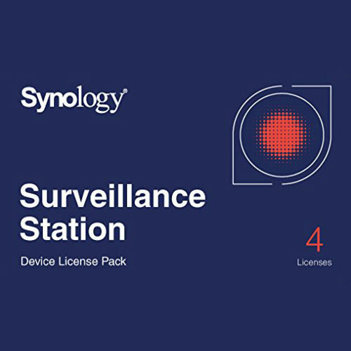 NAS Synology Pack 4 licences pour caméras supplémentaires