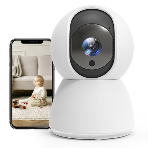 Caméra de surveillance connectée TALLPOWER TALLPOWER C23 Caméra de surveillance intérieure, Ultra HD 2K, WiFi 2,4 GHz - 1 pièce
