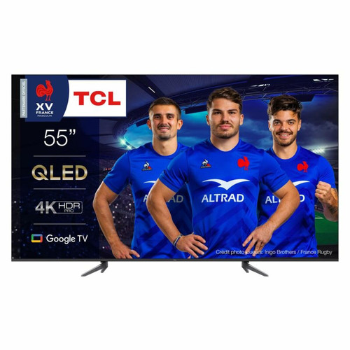 TCL - Téléviseur 4K QLED 55'' 139 cm TCL 55C644 TCL  - TV 50'' à 55 Smart tv
