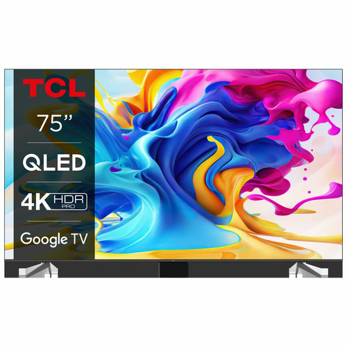 TCL - Télévision TCL 75C649 4K Ultra HD HDR 75" QLED Direct-LED AMD FreeSync TCL  - TCL