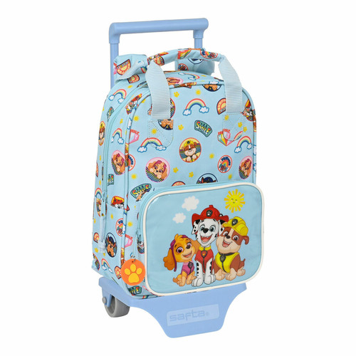 The Paw Patrol - Cartable à roulettes The Paw Patrol Sunshine Bleu (20 x 28 x 8 cm) The Paw Patrol  - The Paw Patrol