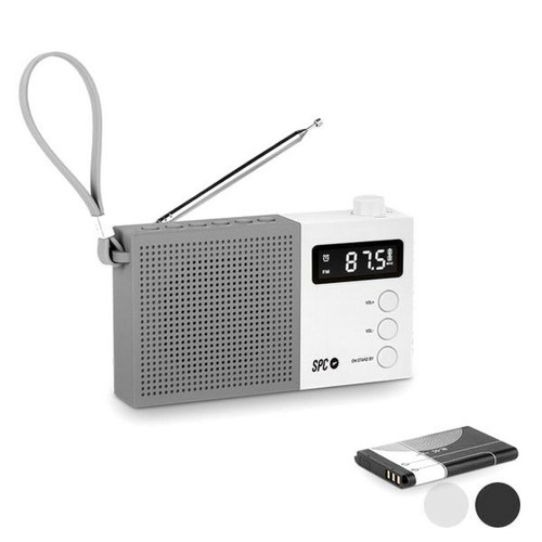 Totalcadeau - Radio Transistor AM/FM avec poignée Couleur - Blanc pas cher Totalcadeau  - Enceinte et radio Totalcadeau