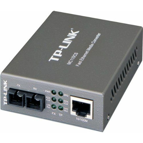 TP-LINK - TP-Link MC110CS 10/100Mbps Single-Mode Media Converter TP-LINK  - Switch TP-LINK