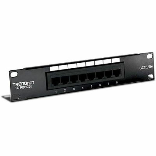 Switch Trendnet TRENDnet - Panneau de Connexion Non Protégé de Cat. 5E à 8 Ports, TC-P08C5E