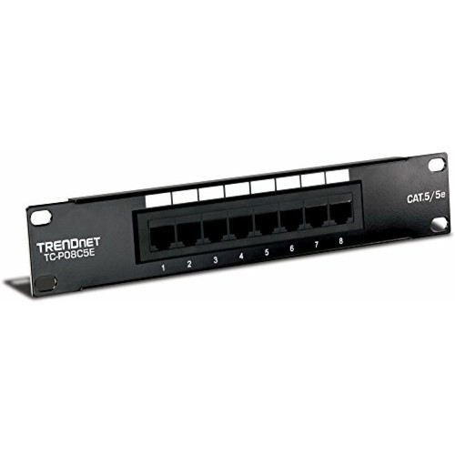 Trendnet TRENDnet - Panneau de Connexion Non Protégé de Cat. 5E à 8 Ports, TC-P08C5E