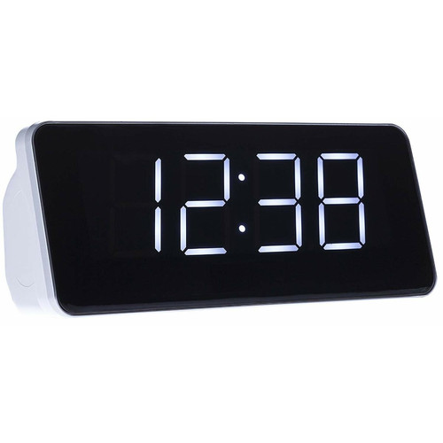 Unbekannt Camry cr1156 Horloge Radio Radio/réveil Digital LCD, Double Alarme, Fonction réveil (Blanc)