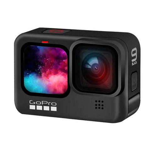 Caméra d'action Universal Caméra d'action sous-marine noire 4K 5K avec écran avant couleur, caméra de sport 20MP, caméra d'activité sportive Go Pro Hero 9 en direct(Le noir)