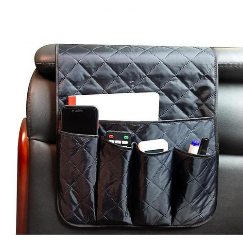Universal - Canapé sac de rangement canapé accoudoirs sac de rangement télécommande sac de rangement d'accueil (noir) Universal  - Corbeille, panier
