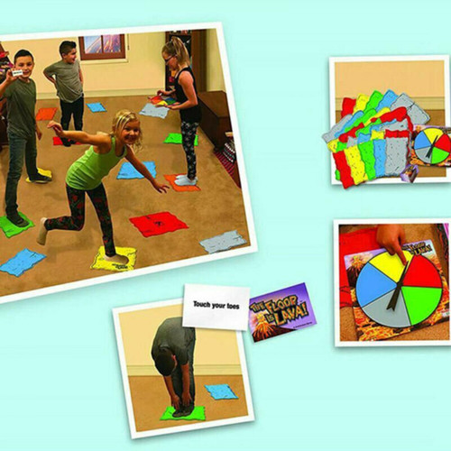 Universal - Le sol est lave jeu de société interactif jeu de famille pour enfant cadeau anniversaire adulte(Coloré) Universal  - Jeux de cartes