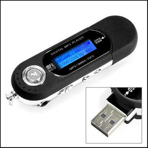 Universal Lecteur de musique MP3 avec radio FM USB 2.0 de 8 Go (noir)