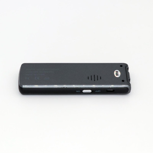 Universal Magnétophone numérique professionnel avec une longue durée de vie de la batterie de 4 Go et 100 m d'enregistrement sans fil(Le noir)