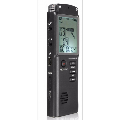 Universal - Magnétophone portable de 16 Go 1 536 kbit/s à activation vocale Enregistrement de conférences/conférences/entretiens/essais de musique Magnétophone Universal  - Enregistreur portable numerique