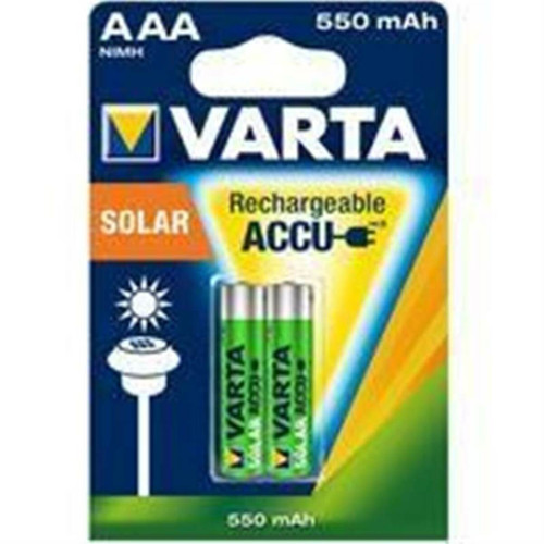 Varta - VARTA Lot de 2 piles rechargeables ACCU AAA 550mAh Longlife Solar Varta  - Piles