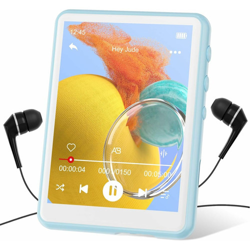 Vendos85 - Lecteur MP3 de 2,4 pouce 64 go Bluetooth 5.0 bleu Vendos85  - Lecteur MP3 / MP4 Sans bluetooth