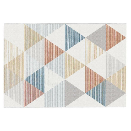 Vente-Unique - Tapis géométrique - 160 x 230 cm - Multicolore - GEOMIA Vente-Unique  - Tapis Multicolore